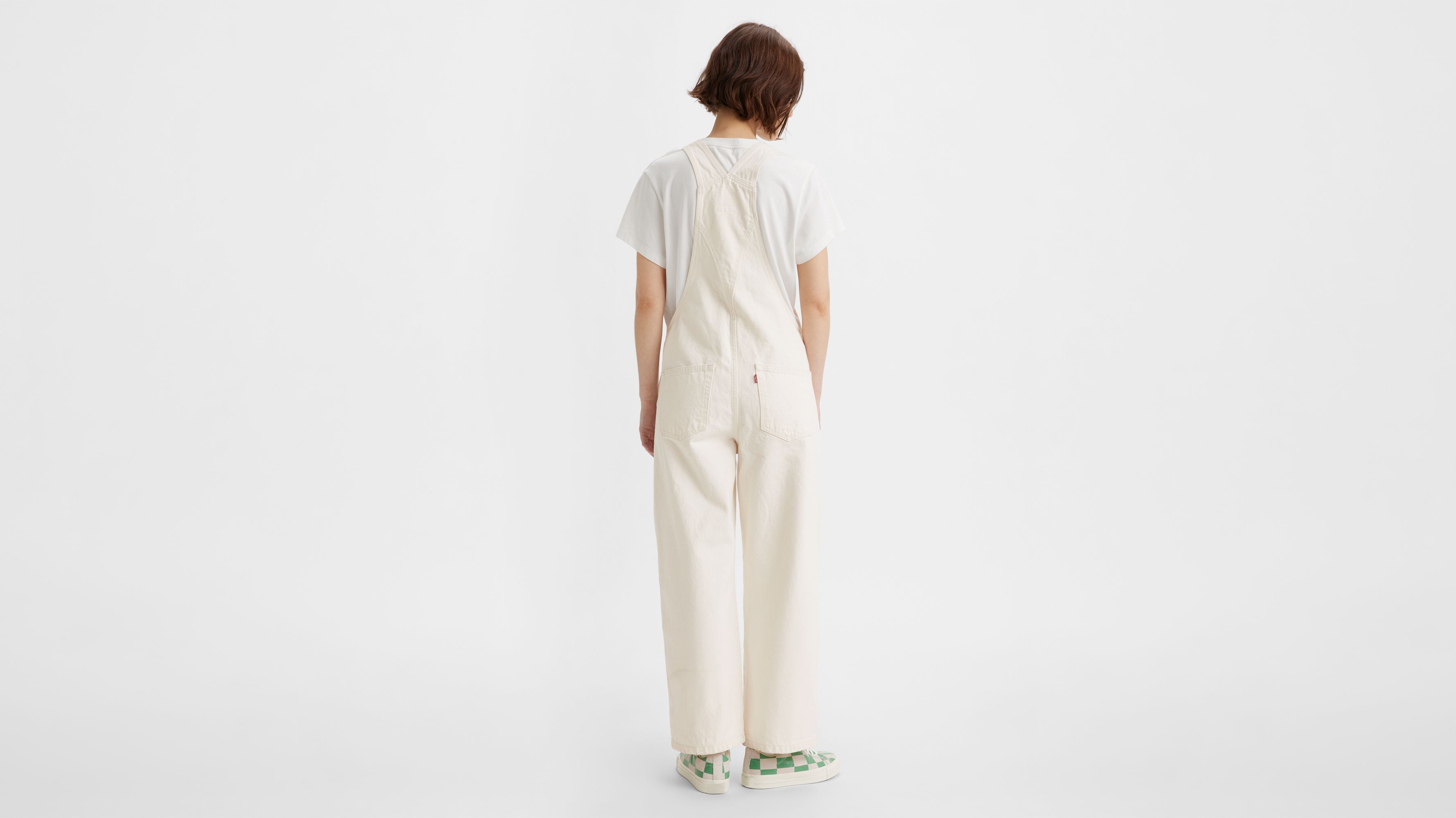 Salopette Baggy Highwater - Barely Freezing - Blanc