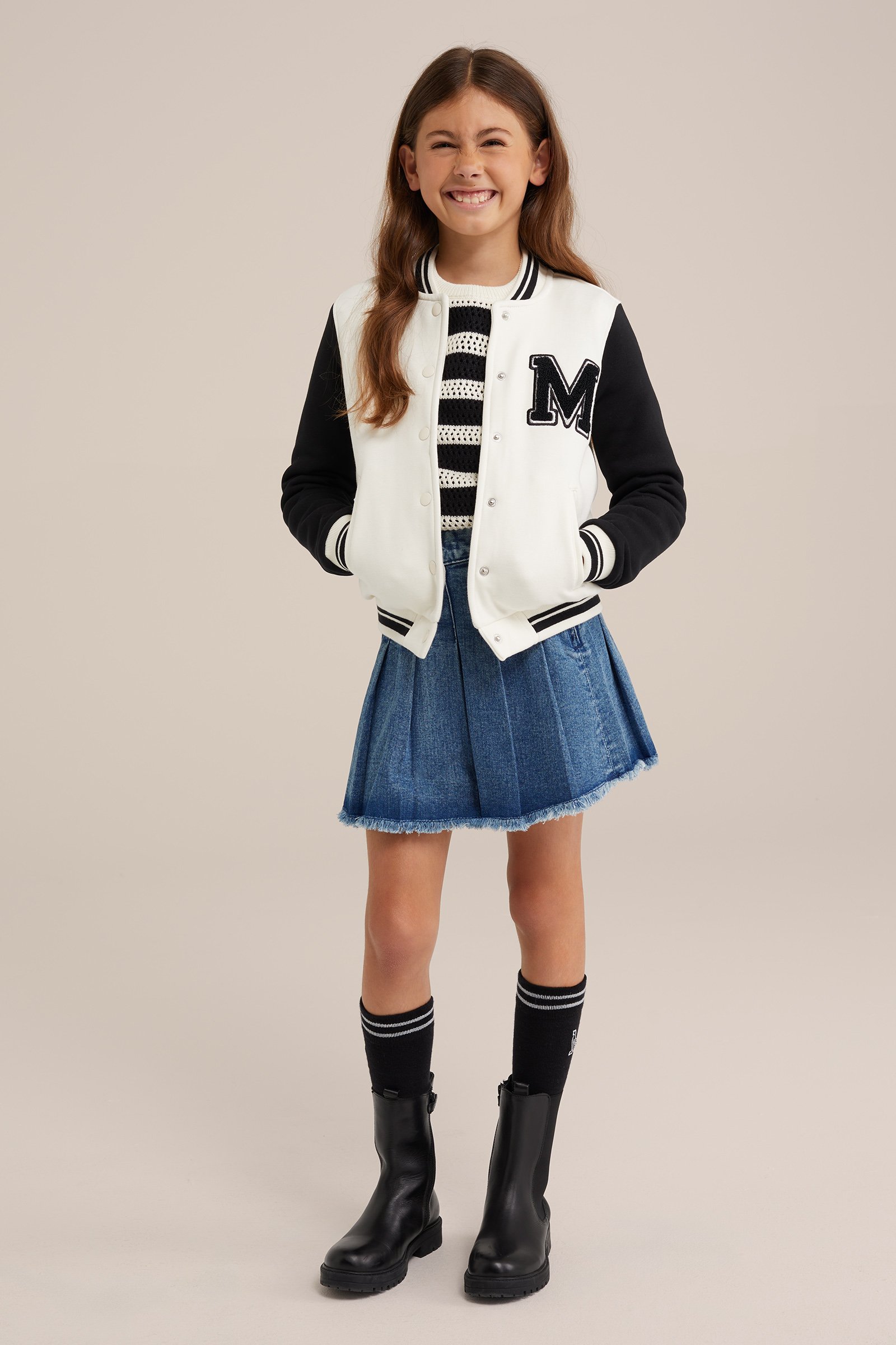 Meisjes denim rok Blue Ridge Blauw