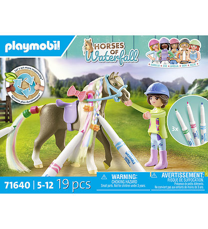 Playmobil Horses Of Waterfall - Vaskbar Heste-s?t - 71640 - 19 D