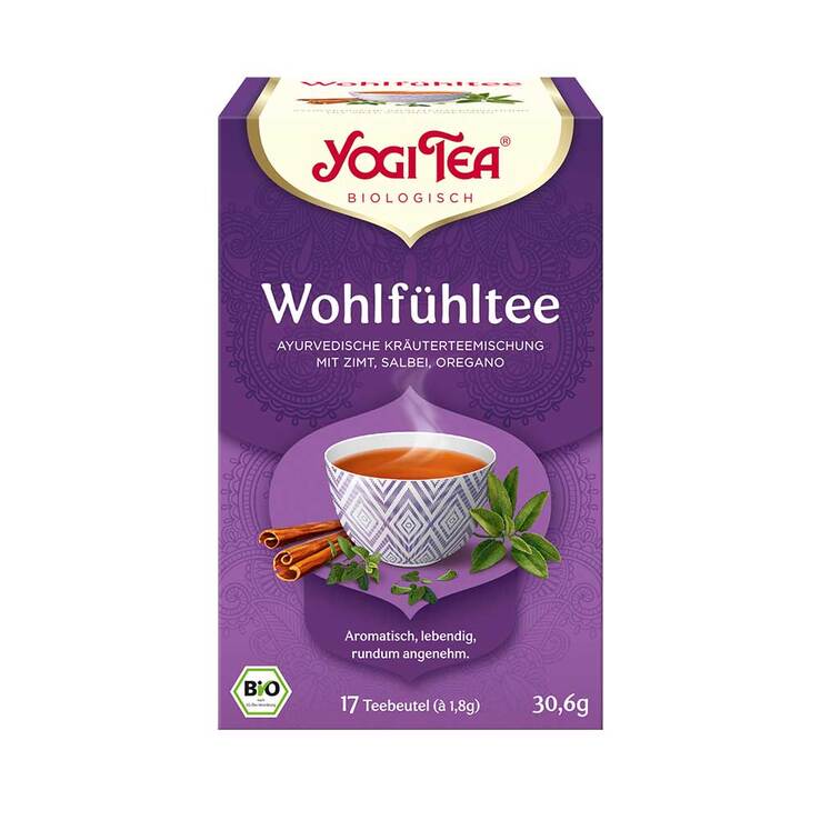 Yogi Tea Wohlfühl Bio, 17X1.8 g