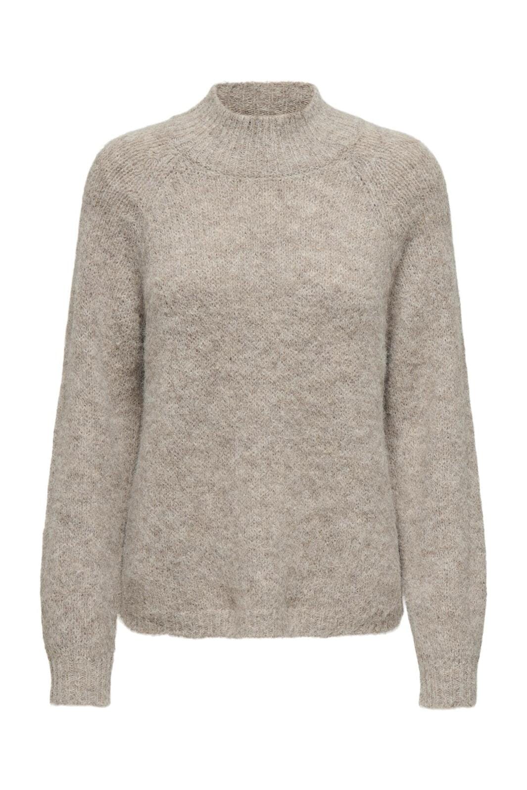 JDY Jdyzoey Life L/S Hn Raglan Pul Knt 4572959 chateau gray melange