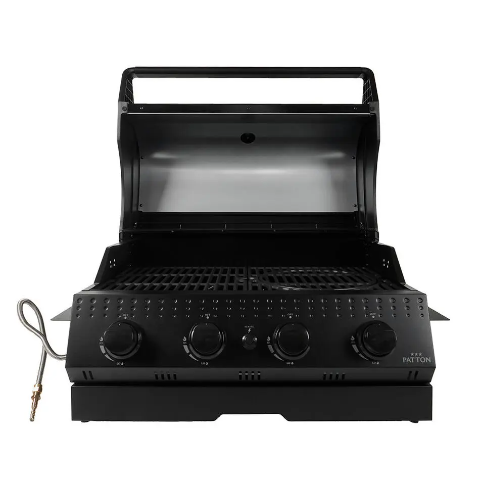 Patton Opus Inbouw Gasbarbecue - 3 Branders   Searbrander