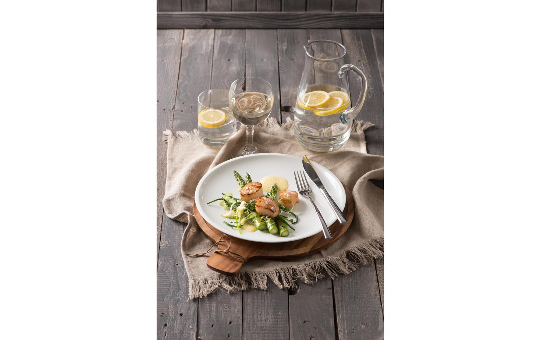 Speiseteller Artesano Ø 27 cm, 6 Stück, Weiss<br>Teller aus Porzellan