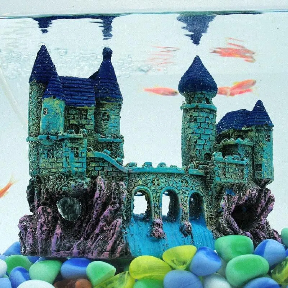 Universal Château Cascade Résine Aquarium