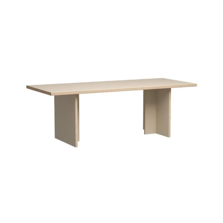 HKliving Dining Table eettafel 220x90 Cream