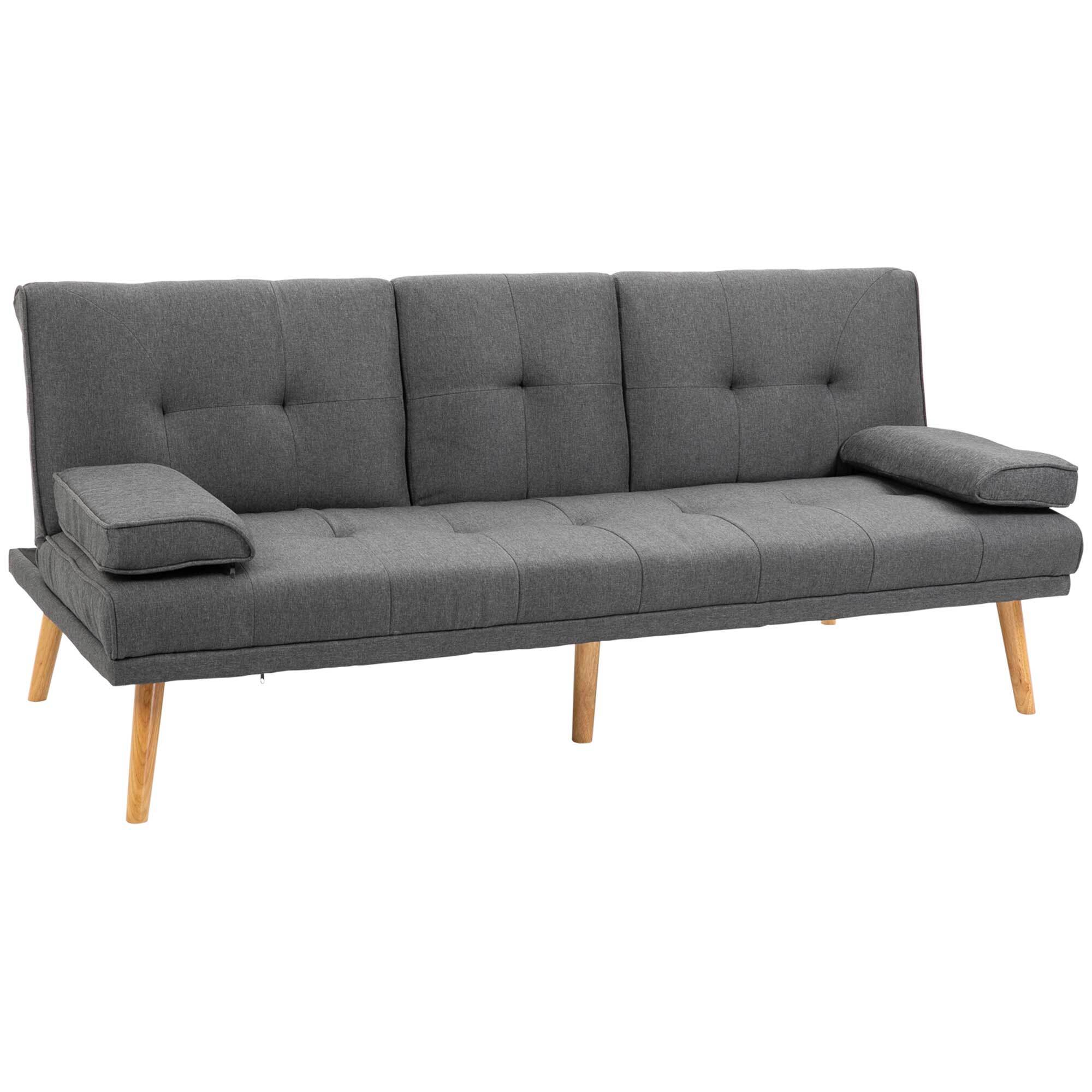 HOMCOM Schlafsofa als 3-Sitzer