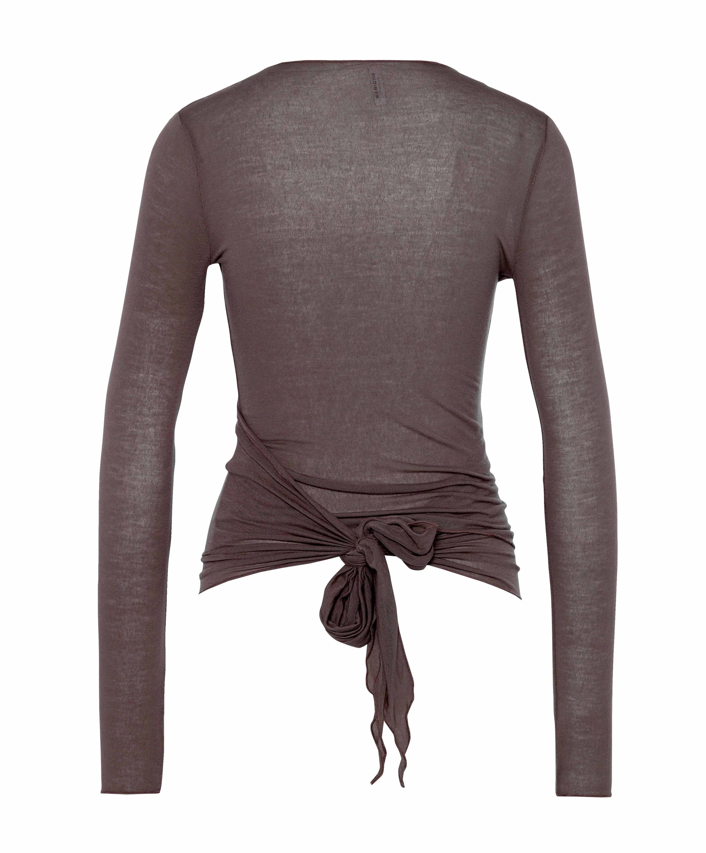 Babiche Dames top bruin