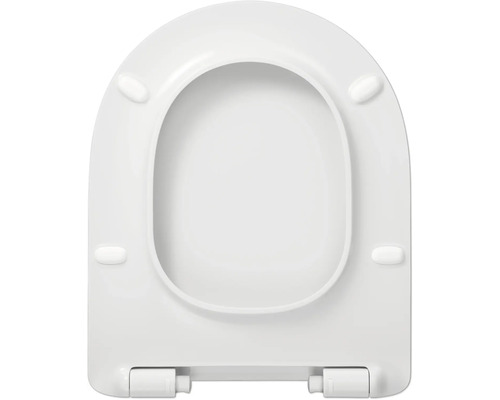 REIKA toiletzitting Abe wit met soft-close mechanisme en Quick&Clean Slimline D-vorm