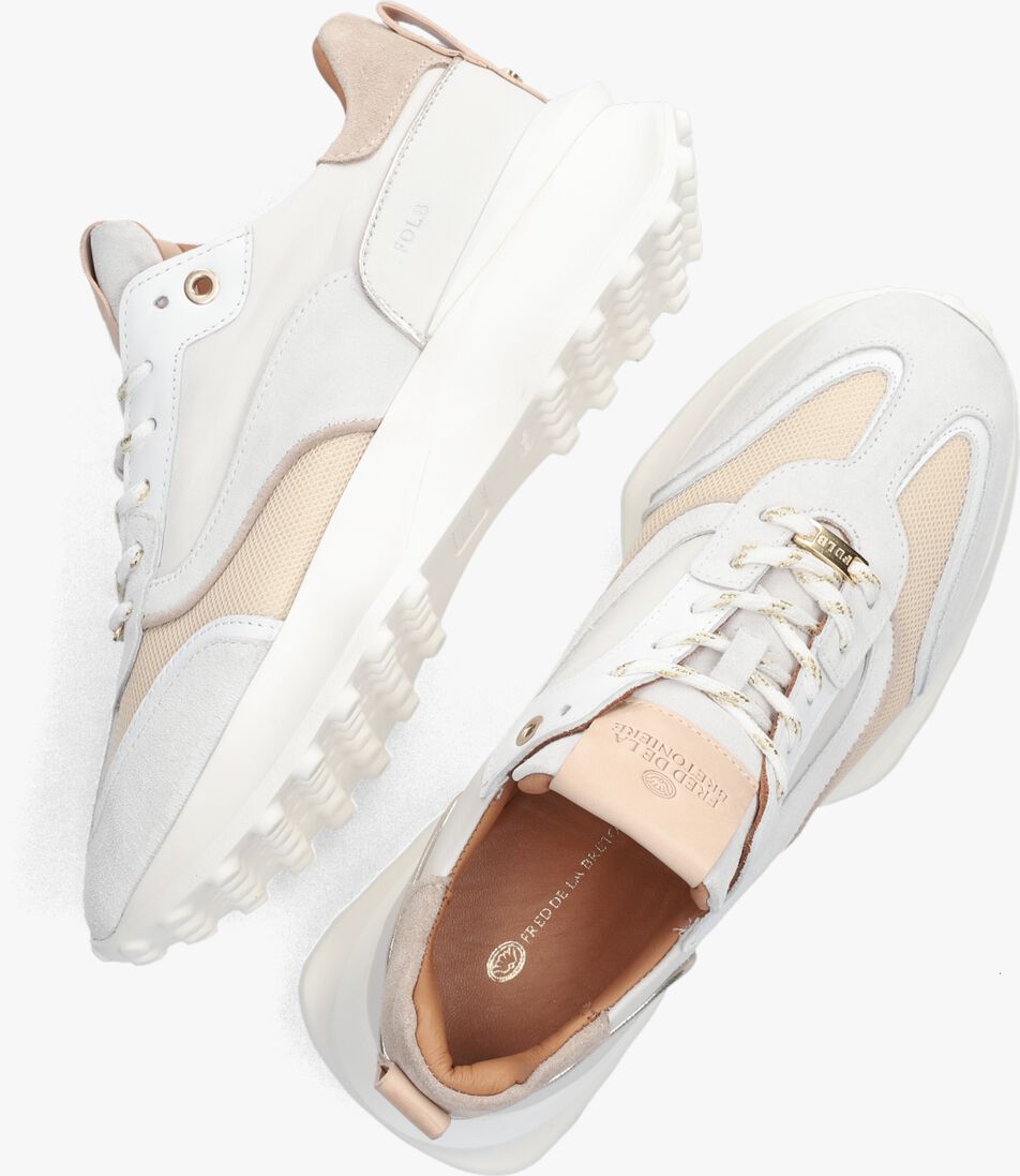 FRED DE LA BRETONIERE beige fred de la bretoniere lage sneakers 101010471