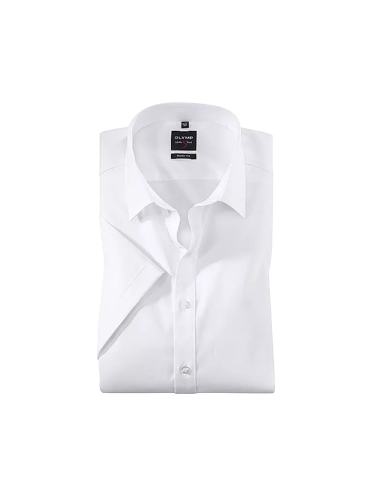 OLYMP LEVEL FIVE Hemd Body Fit  weiss