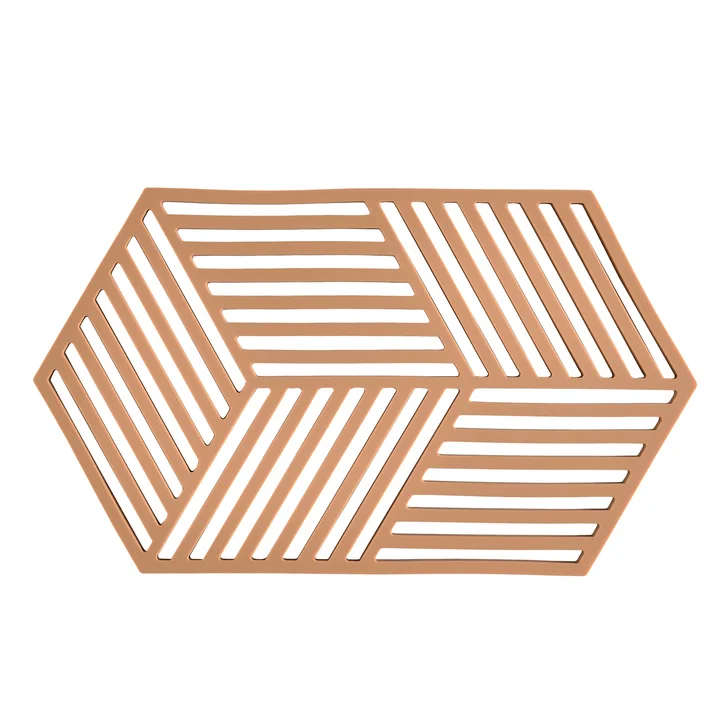 Zone Denmark - Hexagon Untersetzer large, light terracotta