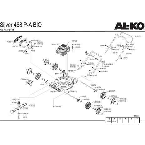 AL-KO rotorplæneklipper Silver 468 P-A Bio