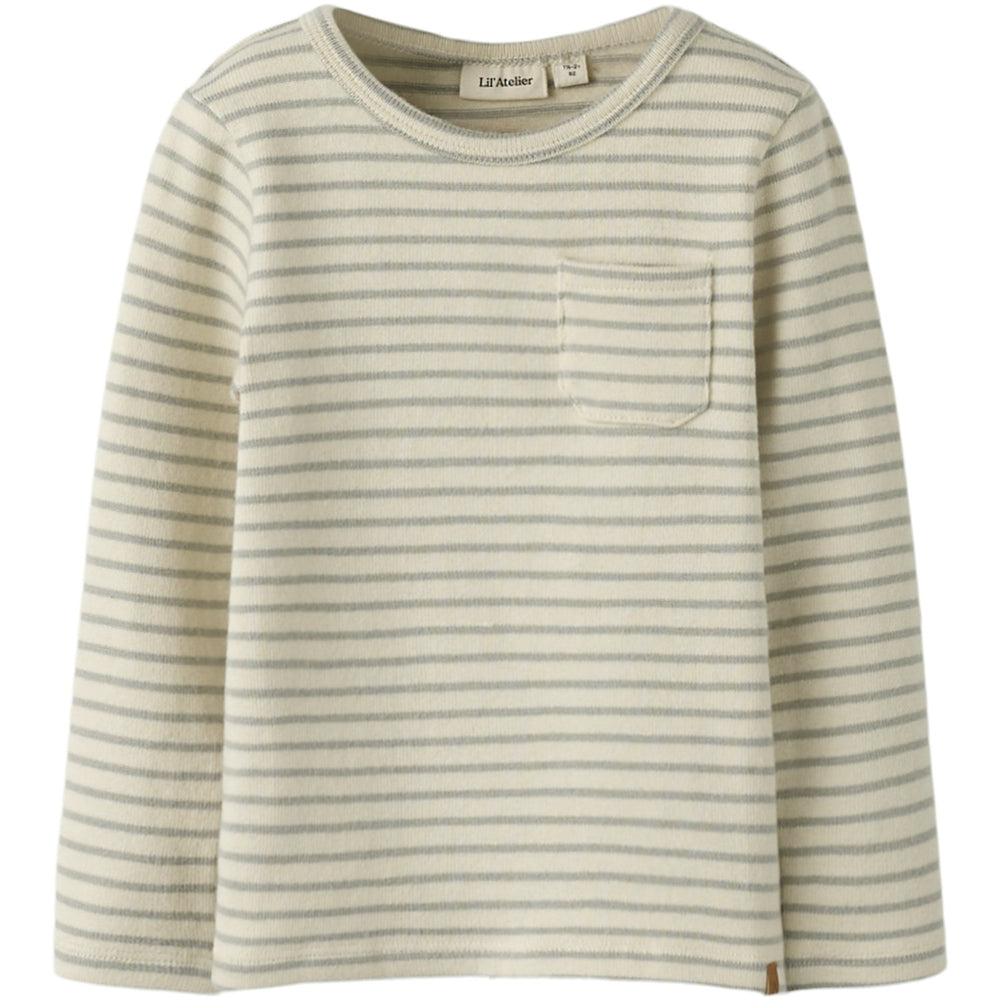 Køb Lil'Atelier Turtledove Pigeon Nmmthoro Jen Ls Slim Top Lil