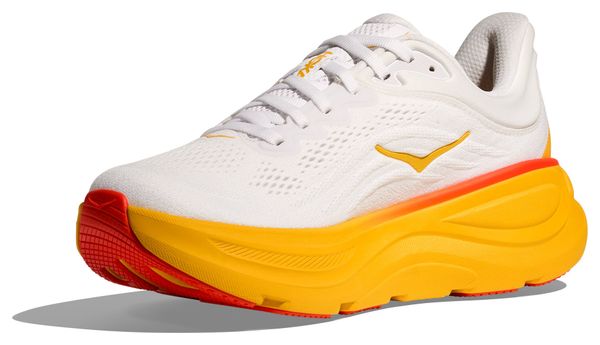 Chaussures Running Hoka Bondi 9 Blanc/Jaune Homme