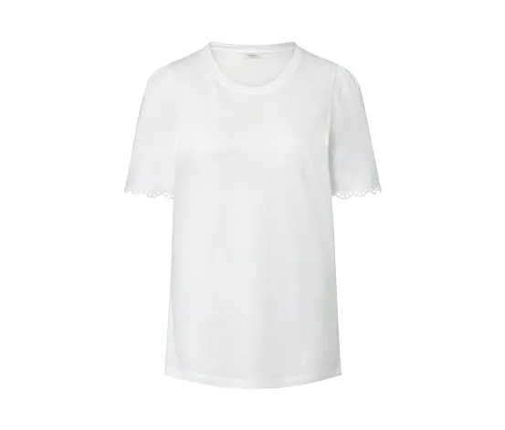 Shirt mit Raffung, weiß