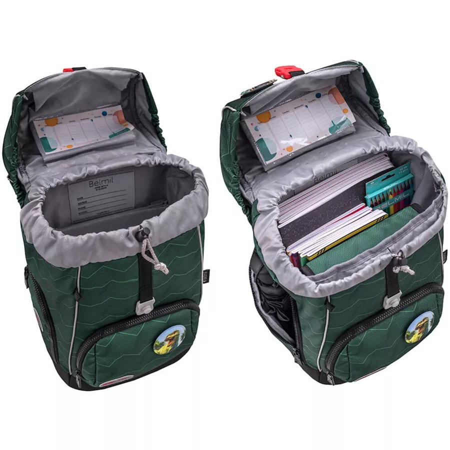 Belmil Schulrucksack Premium Smarty Plus Schulranzen Twist of Lime