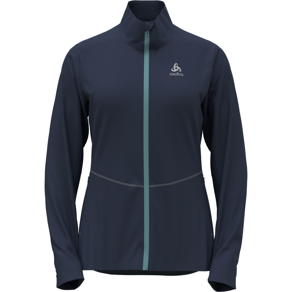 Odlo Markenes Jacke Damen dark sapphire reef waters