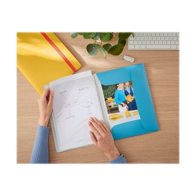 Leitz Cosy Mobile - Porte vues avec élastique - 40 vues - bleu