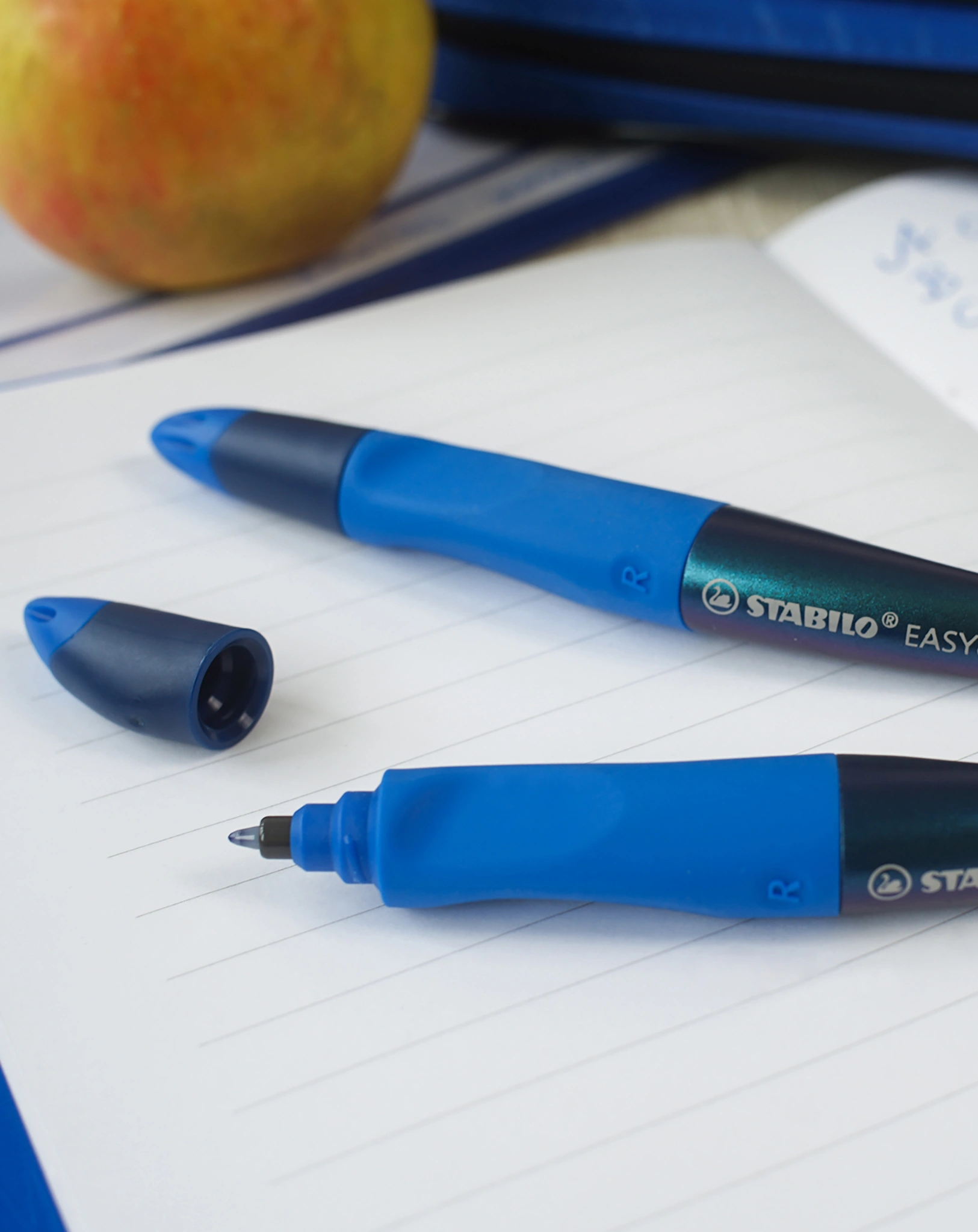 Tintenroller STABILO® EASYoriginal HOLOGRAPH für Rechtshänder in blau