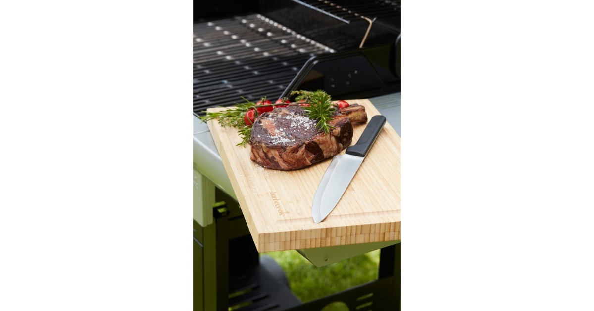 BarbecookOlivia groot chefmes uit rvs  (Zwart)