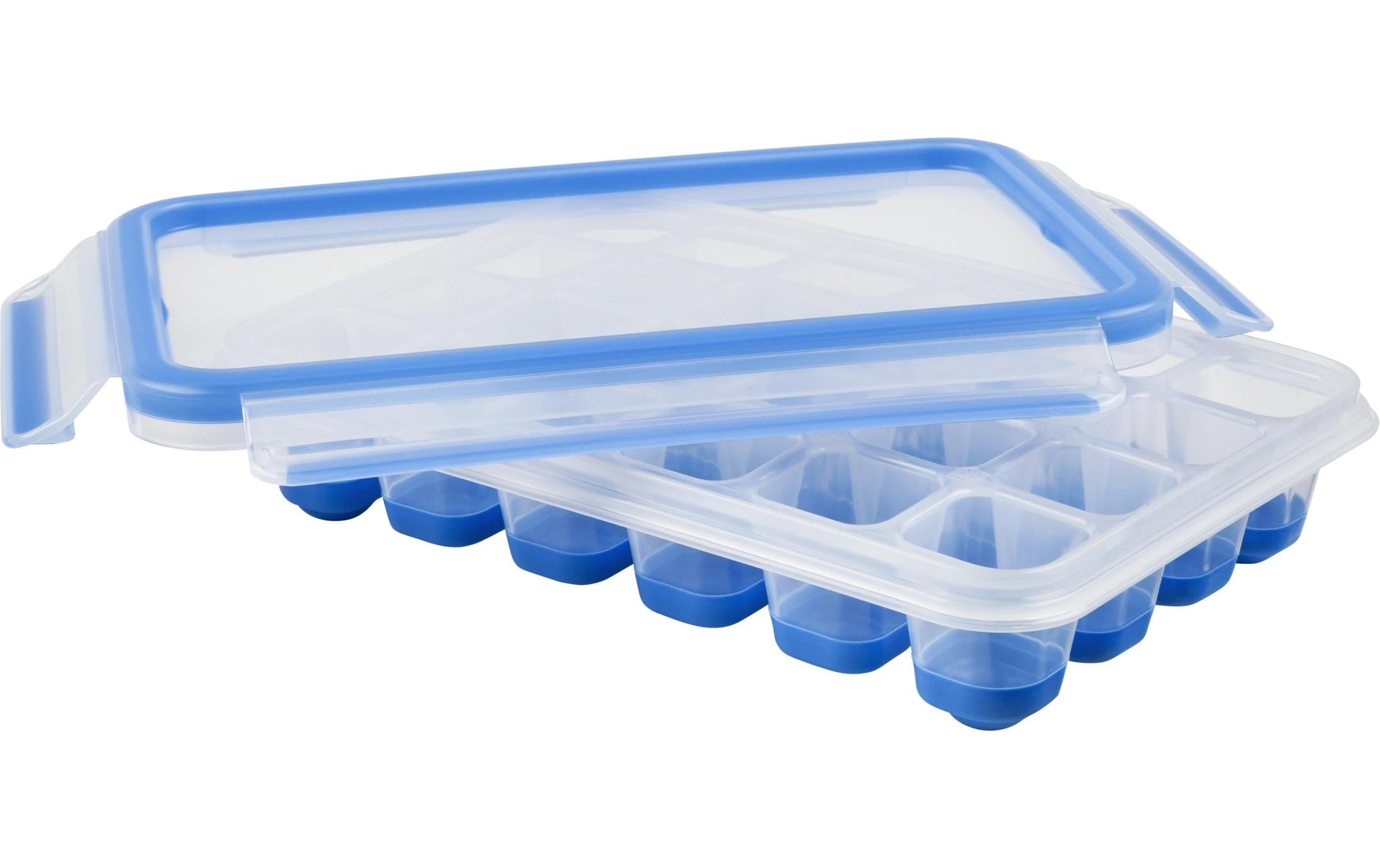 Eiswürfelbox Clip & Close Blau/TransparentEiswürfel für 24 Eiswürfel