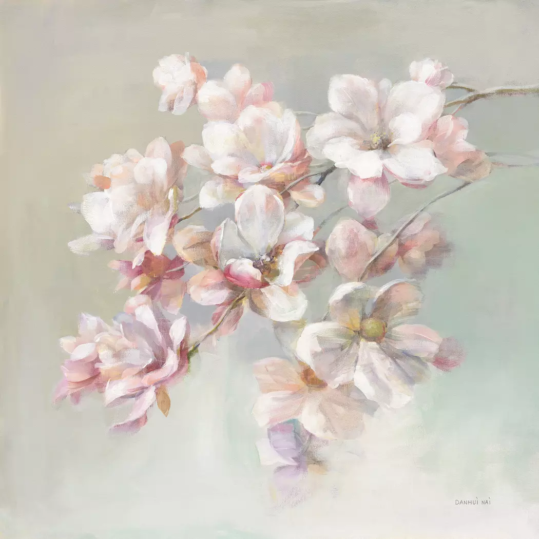 Wandbild 30 x 30 cm Suger Magnolia