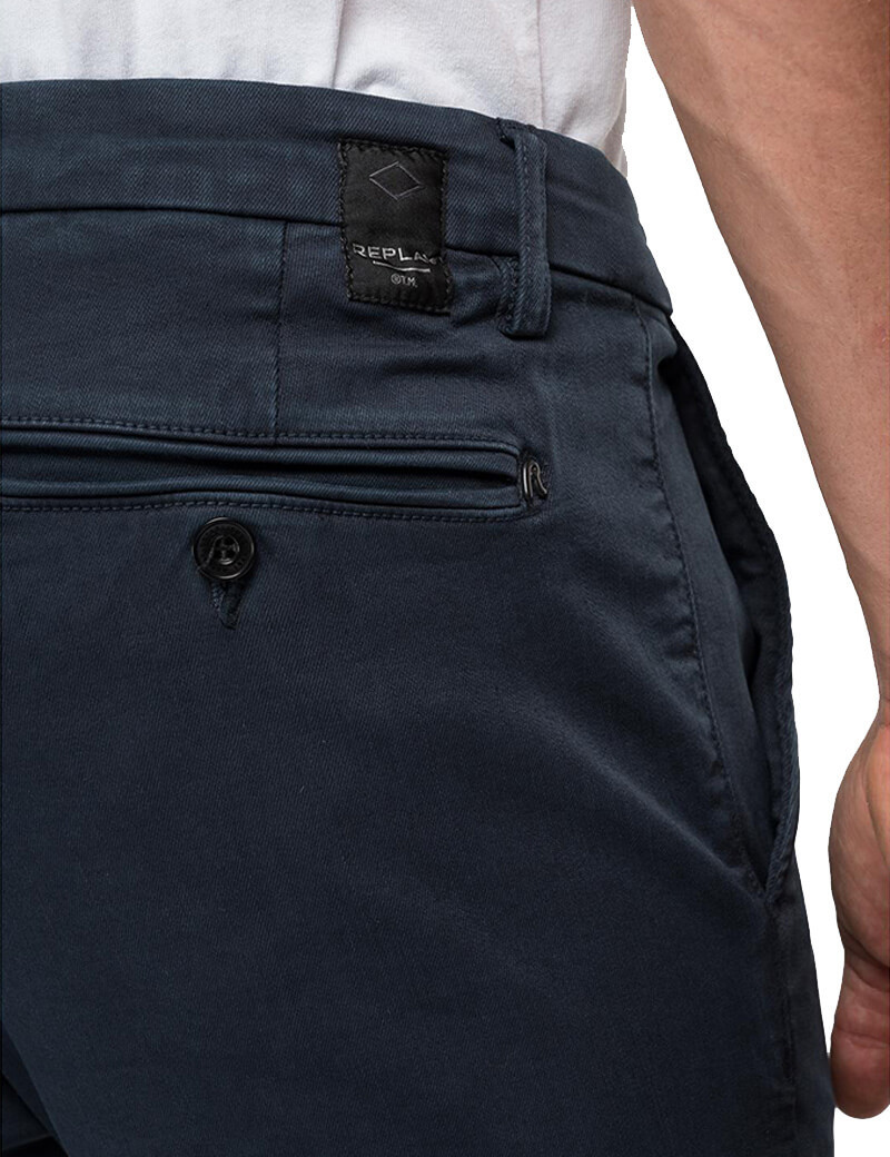 REPLAY PANTALON HOMME ZEUMAR BLEU
