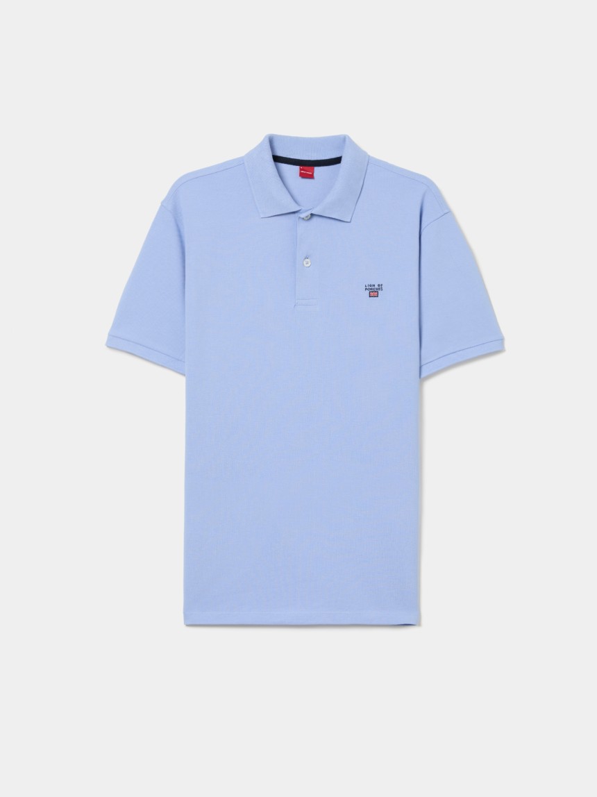 Polo piqué regular fit de algodão
