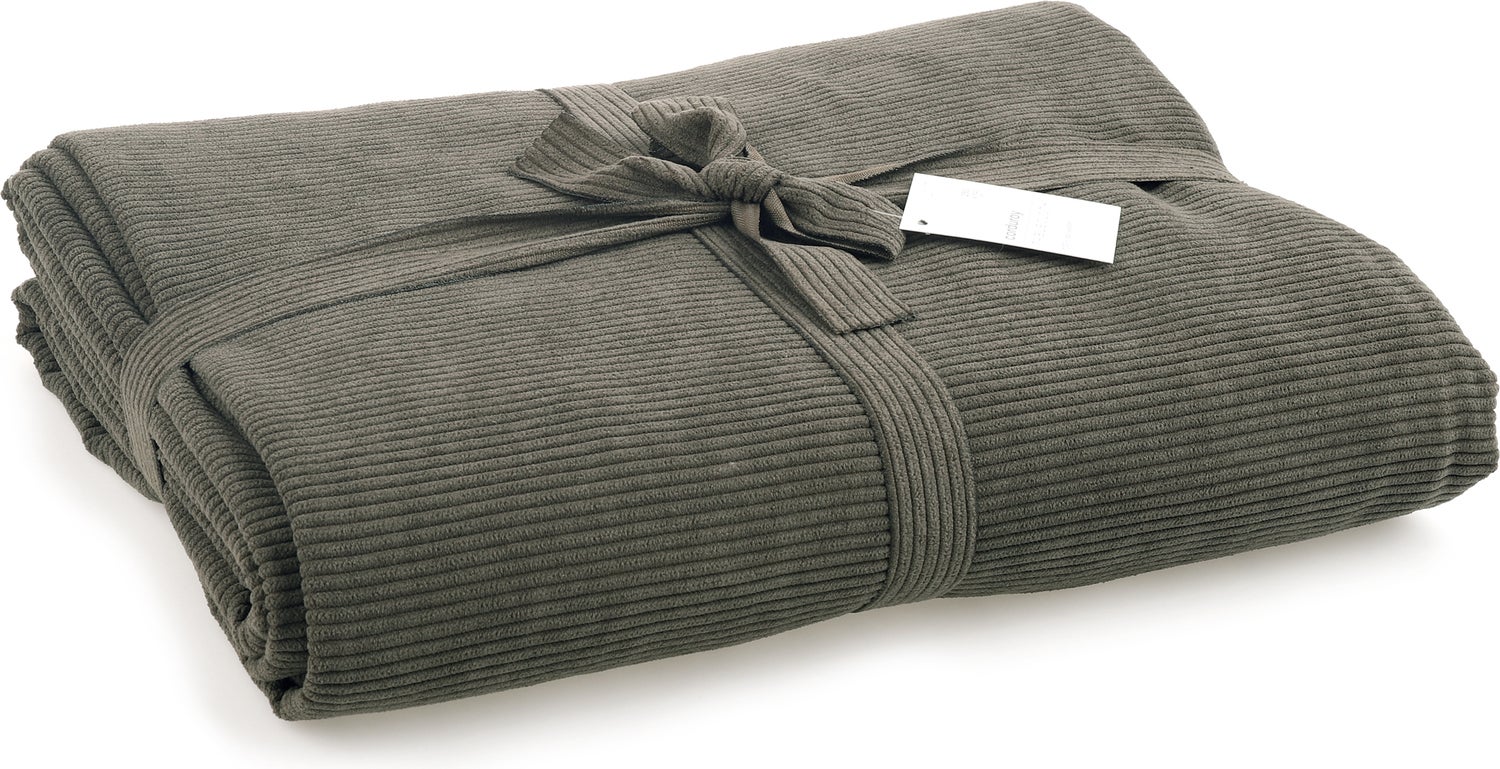 Vivant tafelkleed Corduroy antraciet 250 x 140 cm