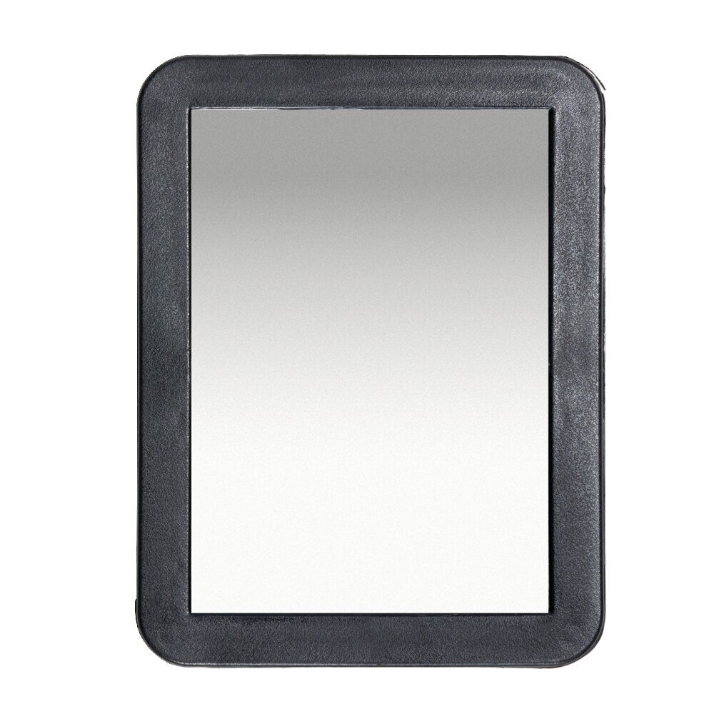 Miroir rectangulaire noir 13,5xH17,5cm