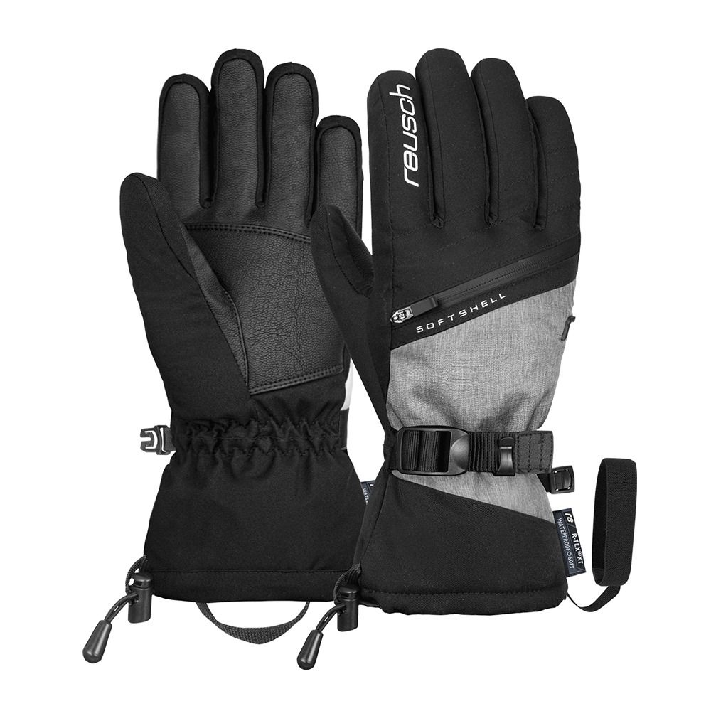 Reusch DEMI R-TEX® XT - Gants ski Femme black/grey melange