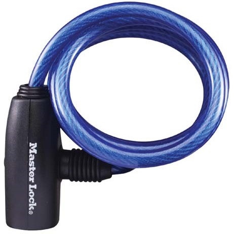 Câble antivol  - à clé - 1.8 m x 8 mm - coloris assortis