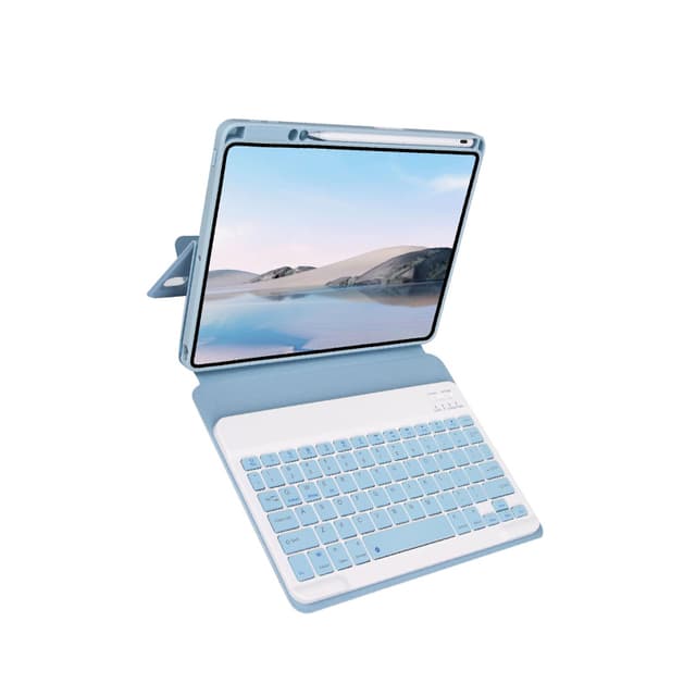 Aftageligt Bluetooth-tastaturetui til iPad Blå iPad Pro10.2/10.5/Air3