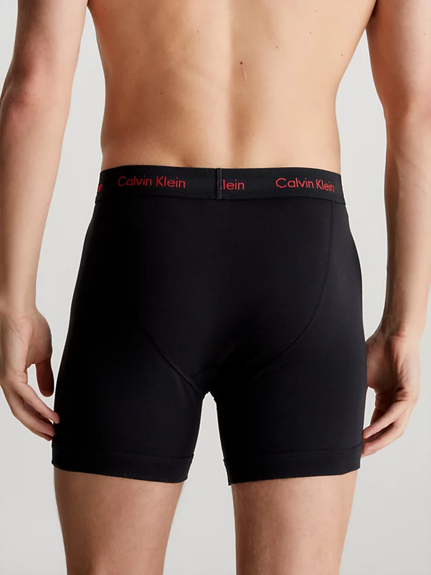 Pacote com 3 Cuecas Boxer Longas - Algodão Elástico com Redução de Pressão