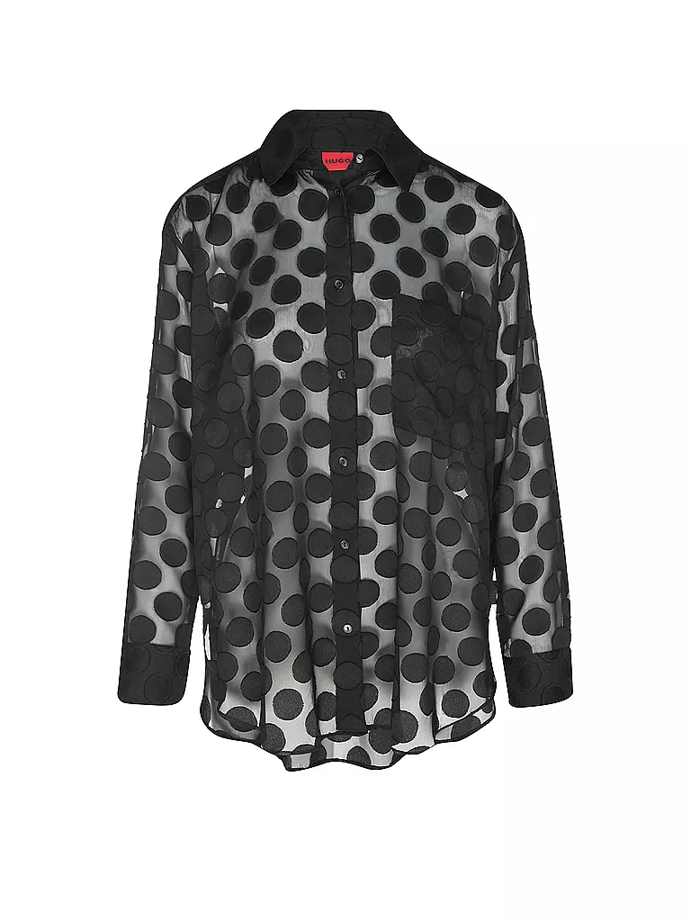 HUGO Bluse ELODINA schwarz