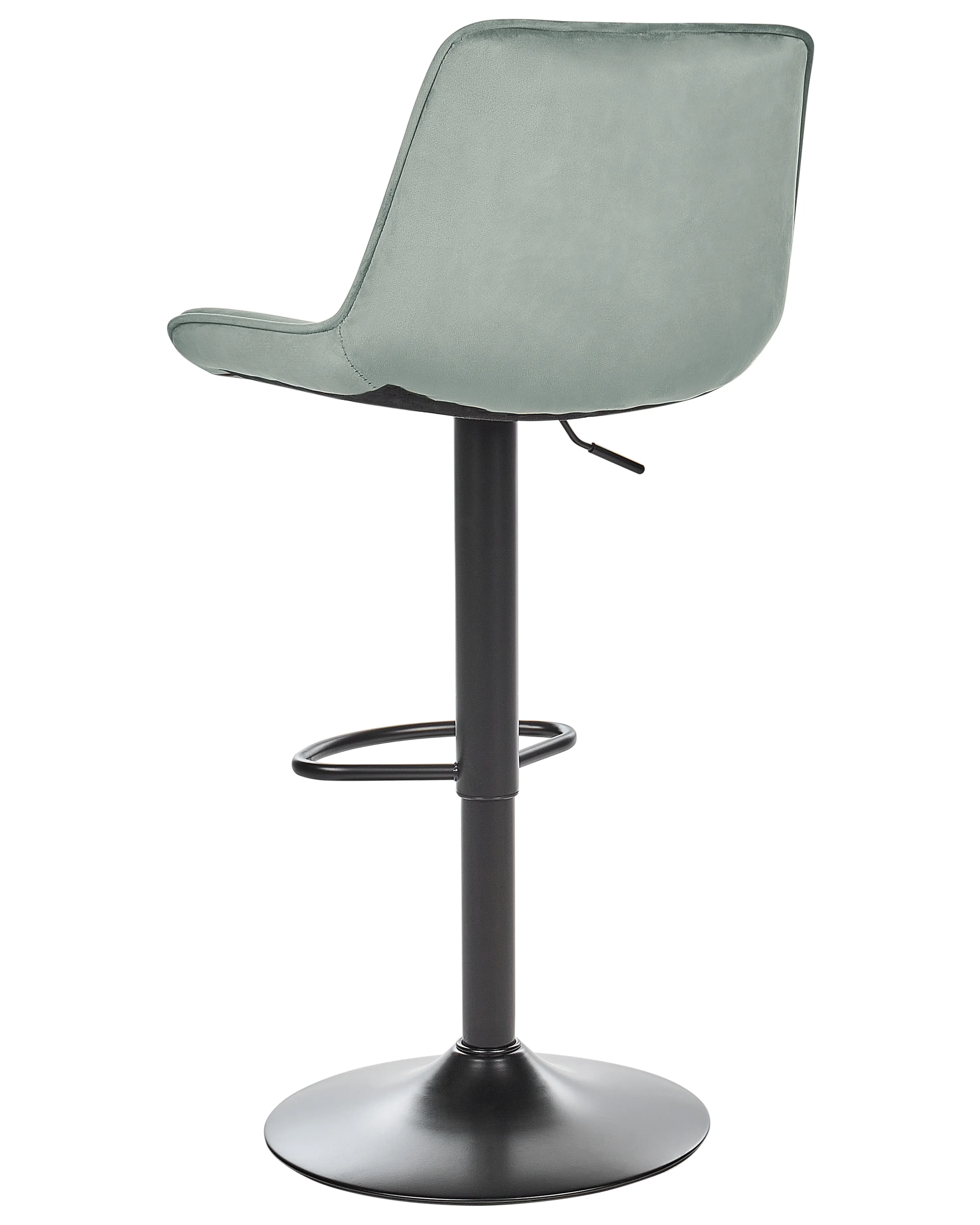 Set van 2 barstoelen DUBROVNIK Fluweel draaibaar Mintgroen