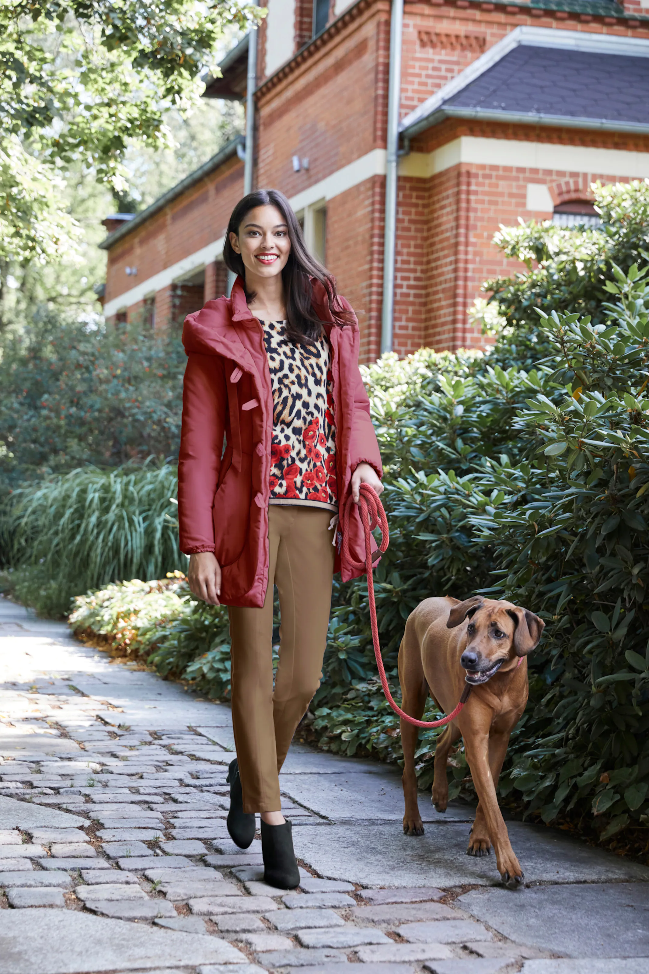 heine Parka in bordeaux