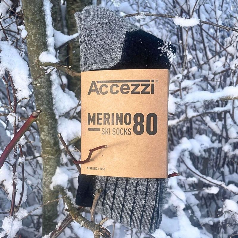 Accezzi merino ski-ondergoed + 2 paar merino skisokken, damen