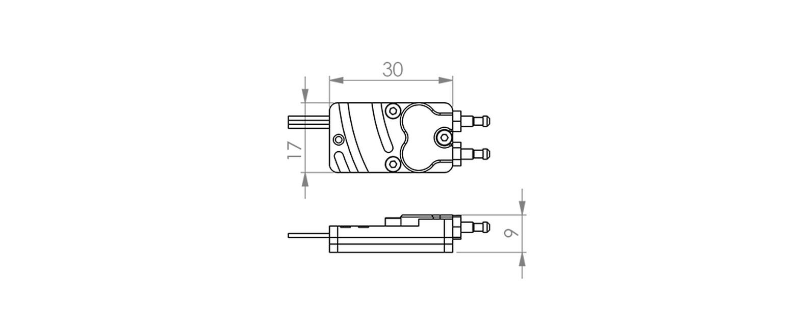 Vario-/Höhensensor PBS-TAV True-Airspeed-Vario<br>Geschwindigkeits-Sensor für Flugmodelle