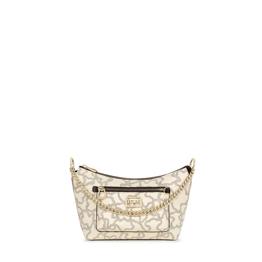 Bolsa de ombro Kaos Icon bege multicolorida