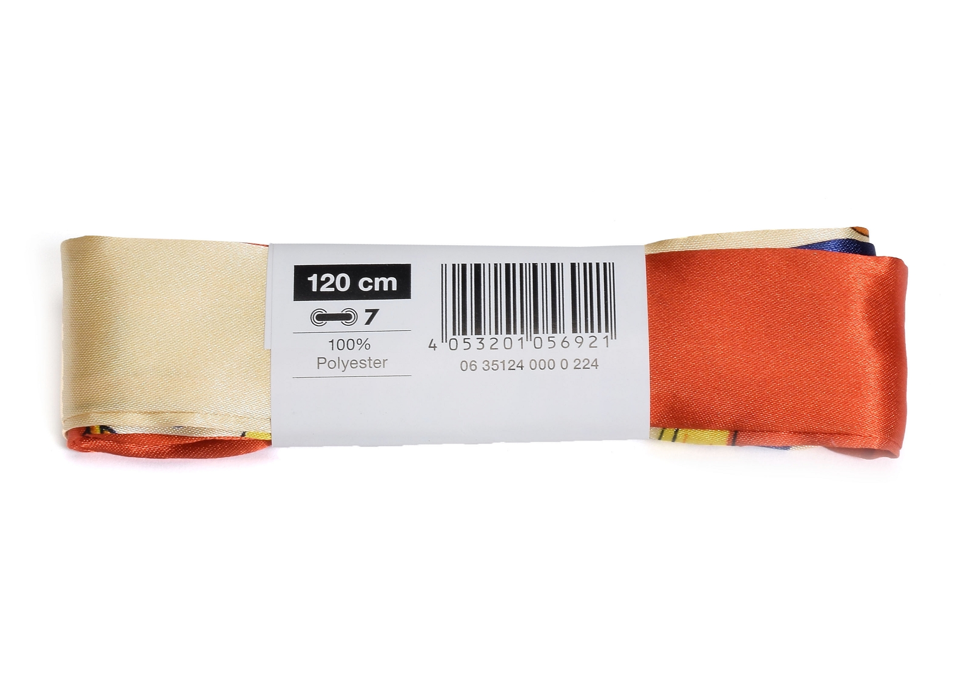 Lacet foulard 120 cm rouge