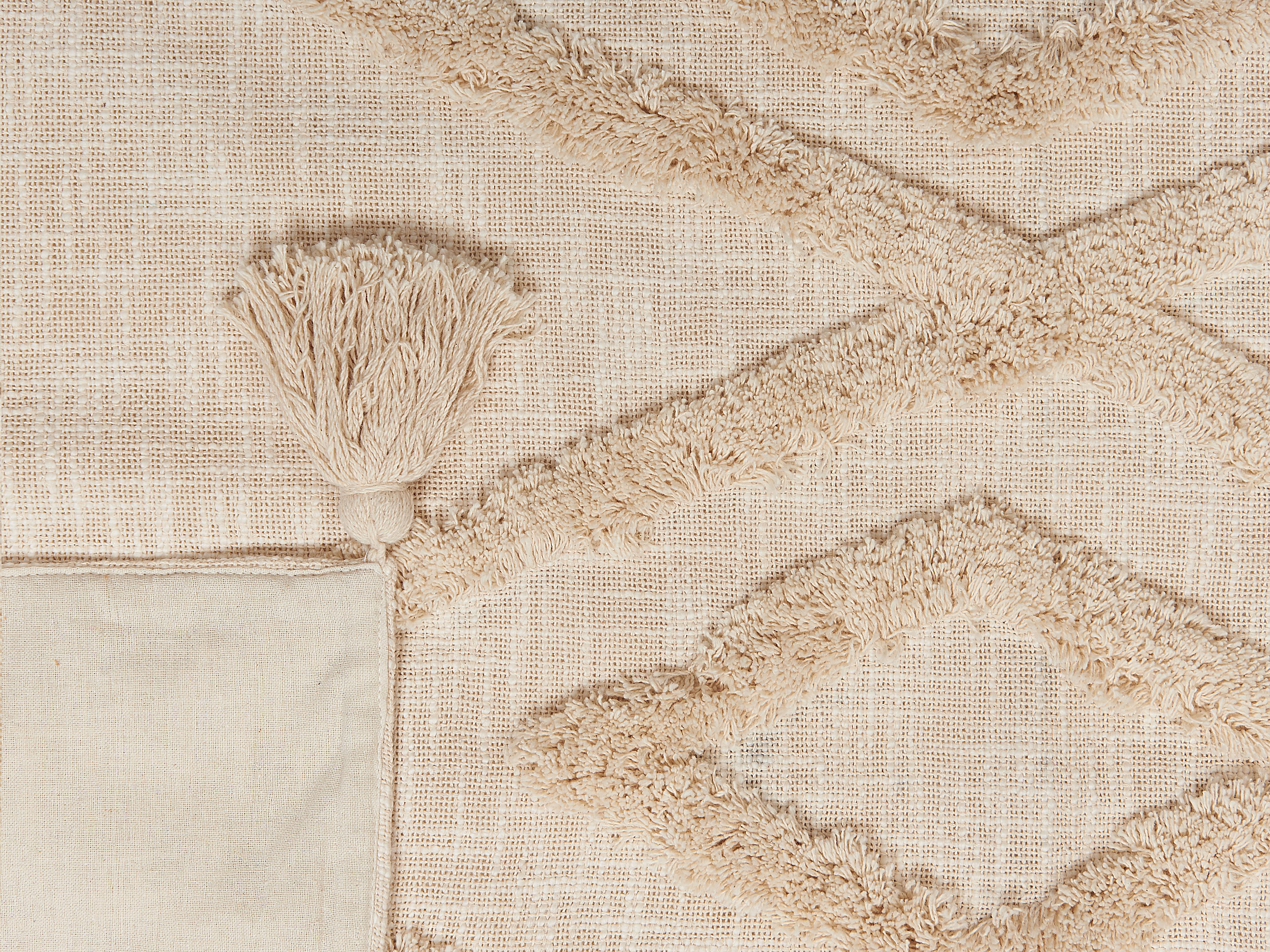 Plaid MORBI Katoen 130 x 180 cm Beige