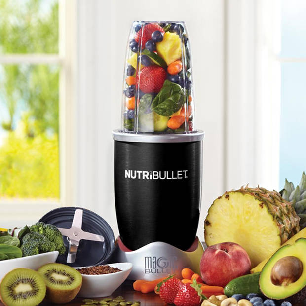 Nutribullet - 5-delig - 600 Watt - Blender - Zwart