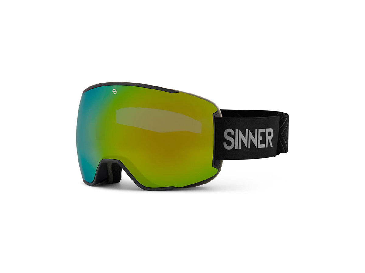 Sinner Snowflake unisex skibril - Black