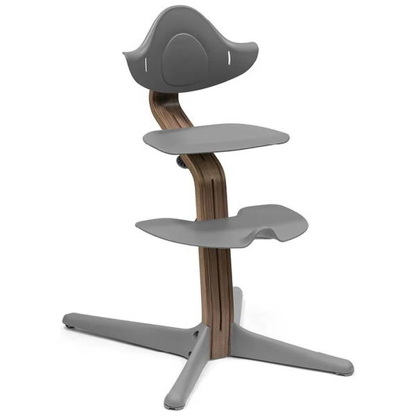 STOKKESTOKKE   Nomi Walnut Stuhl inkl. Baby Set grey