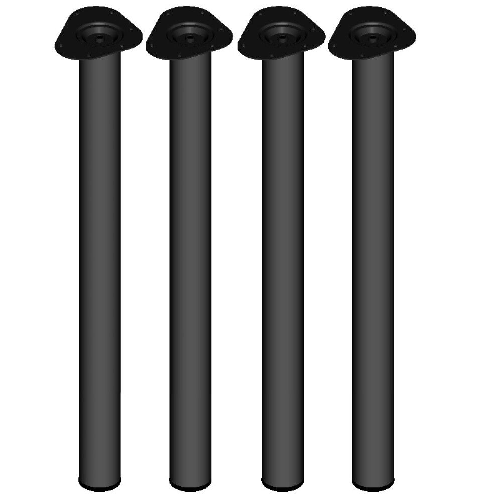 BORDBEN ELEMENT-SYSTEM TOSKANA,Ø60 800SCHWARZ 4STK
