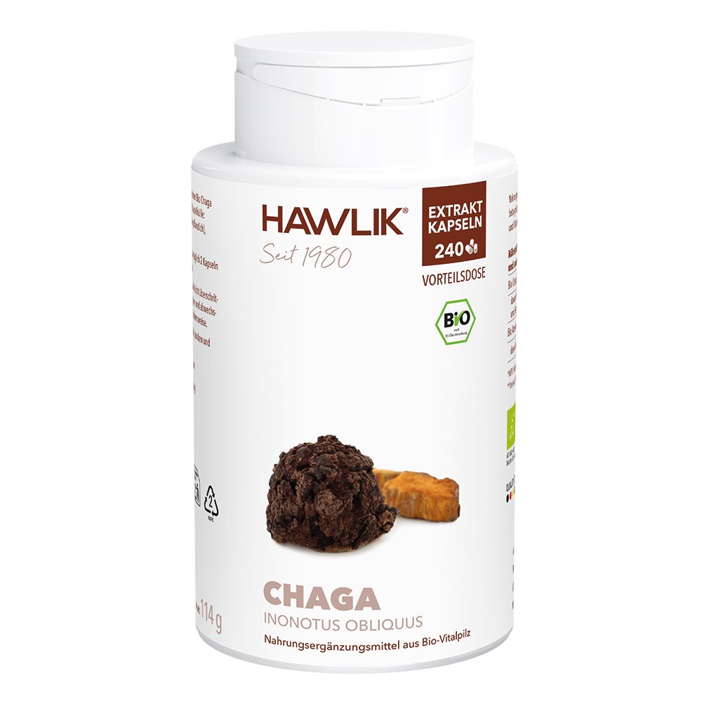 HAWLIK Chaga Extrakt<br>240 Stück, Kapsel