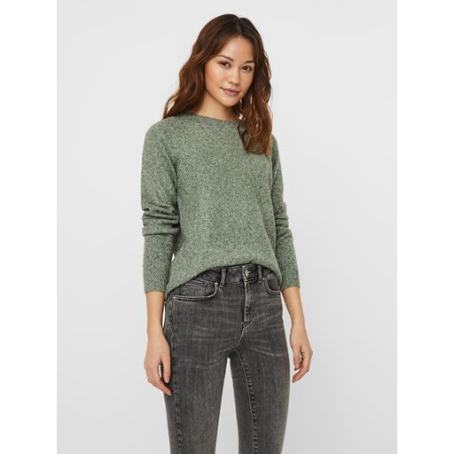 Vero Moda Doffy LS Striktrøje, Laurel Wreath, S