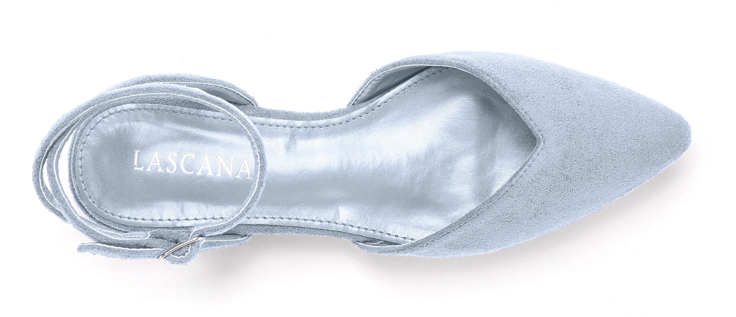 LASCANA Ballerina  Slingballerina, Riemchenballerina, Halbschuh, Slipper, Sandale VEGAN