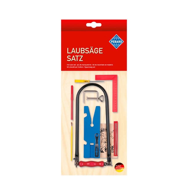 Laubsägegarnitur im Karton